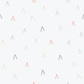 Seamless abstract pastel geometric triangle pattern vector illustration