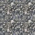 Aerial view of the winter northern forest. Top view of snow-covered trees. AI generative illustration