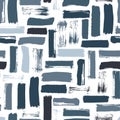 Seamless abstract pattern art. Texture with Hand Painted Crossing Brush Strokes for Print. Rustic texture background. Modern graph Royalty Free Stock Photo