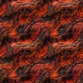 Basaltic lava. Abstract volcanic background. AI generative illustration