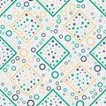 Seamless abstract pattern. Beautiful texture for textile or paper print. Vector illustration. Cute colorful background