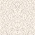 Seamless abstract pattern. Beige background with ornament