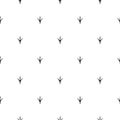 Seamless abstract pattern with bird trail. Vector illustration. Bird footprints track