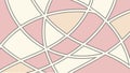 Seamless Abstract Pattern with Intersecting Curves, vector design Generative AI Royalty Free Stock Photo