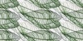 Macro texture of beautiful leaves in green tones. AI generative illustration