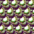 Seamless abstract pattern of polygonal three-dimensional balls