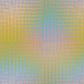 Seamless abstract pattern of rainbow sinusoidal wavy lines and spots. The intersecting pink, blue, yellow lines superimposed. Royalty Free Stock Photo