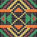 Seamless abstract pattern, symmetrical geometric backgroun