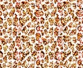Seamless Abstract Pattern, Textured Animals Skin Ready for Textile Prints. Royalty Free Stock Photo