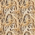 White bone sponge anatomy structure. AI generative illustration Royalty Free Stock Photo