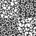 Seamless abstract patterns.