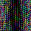 Seamless abstract rainbow striped pattern