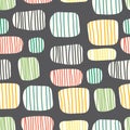 Seamless abstract retro pattern background