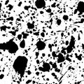 Seamless abstract splattered pattern Royalty Free Stock Photo