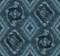 Seamless abstract tie-dye design pattern Royalty Free Stock Photo
