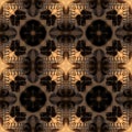 Seamless abstract tribal bones pattern texture