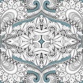 Seamless Abstract Tribal Pattern (Vector) Royalty Free Stock Photo