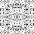 Seamless Abstract Tribal Pattern (Vector)