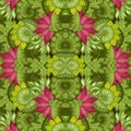 Seamless Abstract Tribal Pattern Vector Royalty Free Stock Photo