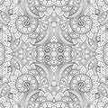 Seamless Abstract Tribal Pattern Vector