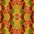 Seamless Abstract Tribal Pattern Vector Royalty Free Stock Photo