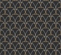 Seamless Abstract Vector Symmetrical, Repeat Texture. Repetitive Black Graphic Rhombus Plexus Pattern. Repeat Ornament Dark,