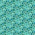 Seamless abstract watercolor pattern. turquoise aquarelle spots. Hand drawn seamless abstract background for print on