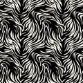 Seamless abstract wild exotic animal print.Leopard, zebra,gepard, tiger striped pattern. Royalty Free Stock Photo