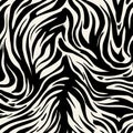 Seamless abstract wild exotic animal print.Leopard, zebra,gepard, tiger striped pattern. Royalty Free Stock Photo