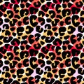 Seamless abstract wild exotic animal print. Royalty Free Stock Photo