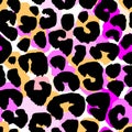 Seamless abstract wild exotic animal print. Royalty Free Stock Photo