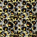 Seamless abstract wild exotic animal print. Royalty Free Stock Photo