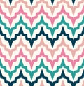 Seamless abstract zigzag wave pattern