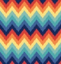 Seamless abstract zigzag wave pattern