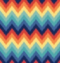 Seamless abstract zigzag wave pattern