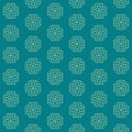 Tribal cross pattern in turquoise