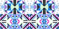 Seamless African pattern. Ethnic ornament on the carpet. Aztec style. Figure tribal embroidery. Indian, Mexican, folk pattern.