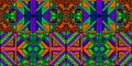 Seamless African pattern. Ethnic ornament on the carpet. Aztec style. Figure tribal embroidery. Indian, Mexican, folk pattern.