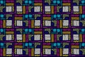 Seamless African pattern. Ethnic pattern on the carpet.