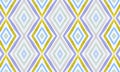 Seamless African Pattern. Watercolor Rhombus