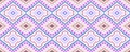 Seamless American Ornament. Pink Ethnic Chevron.