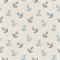 seamless anchor pattern and background vector illustration Royalty Free Stock Photo