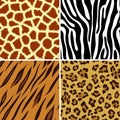 Seamless animal print Royalty Free Stock Photo