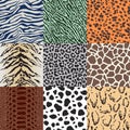 Seamless animal skin pattern