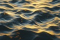 seamless animated flow of golden waves, moving gracefully to create an ambient, continuous movement