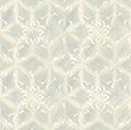 Seamless arabesque minimal abstract organic shapes pattern. Floral geometric brocade texture. Fabric background. Abstract trendy