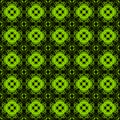 seamless arabesque pattern black and green