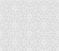 Seamless arabic geometric pattern, 3D white pattern, indian ornament, persian motif, vector. Endless texture can be used for wal