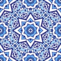 Seamless arabic geometric pattern.