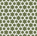 Seamless arabic ornament with stars pattern Royalty Free Stock Photo